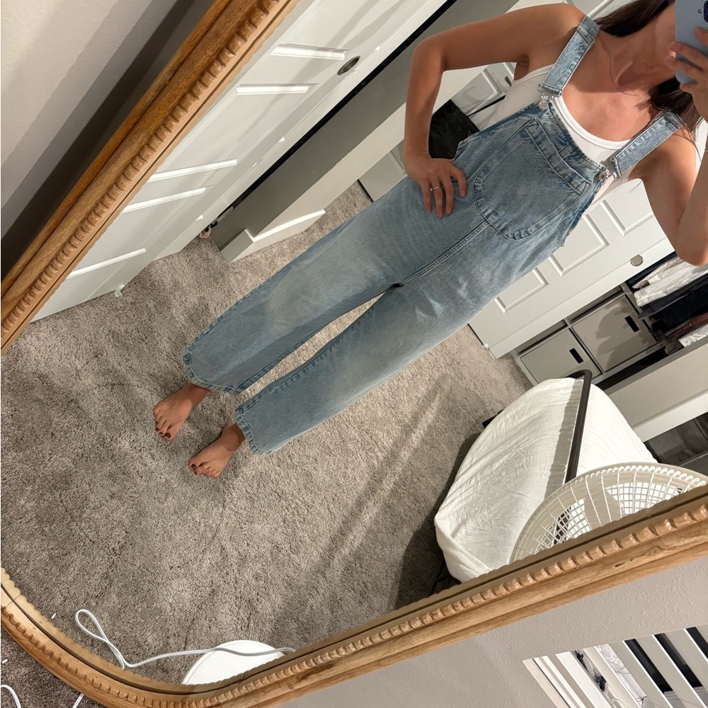 Zara wide leg overalls